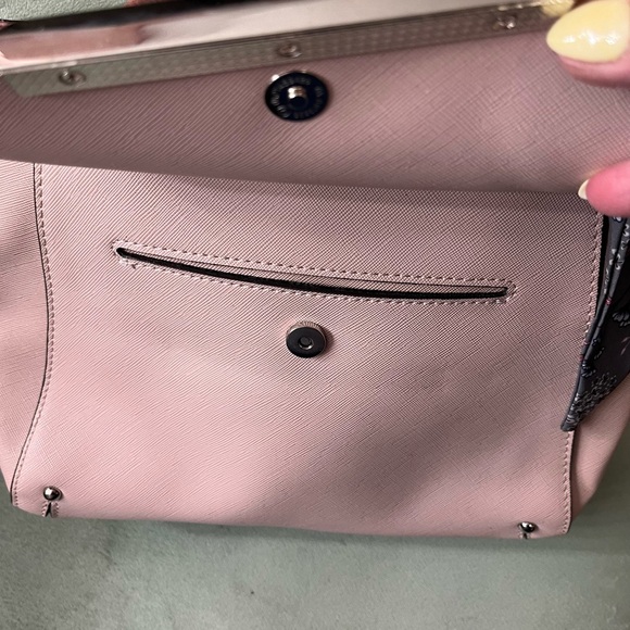 Steve Madden blush pink handbag with scarf. - Picture 7 of 7
